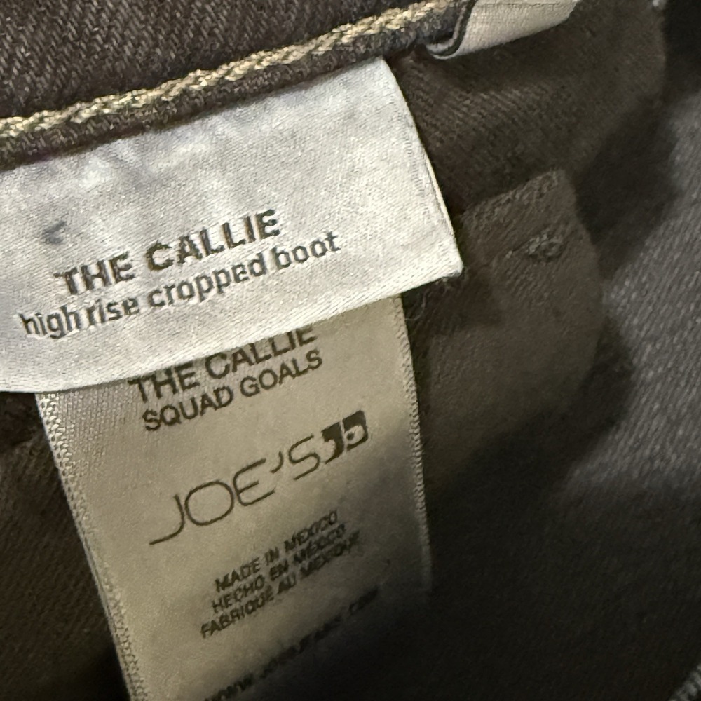 Joe's Jeans The Callie High Rise Cropped Boot Jeans Squad Goals 31 Dark Preppy - Picture 10 of 12